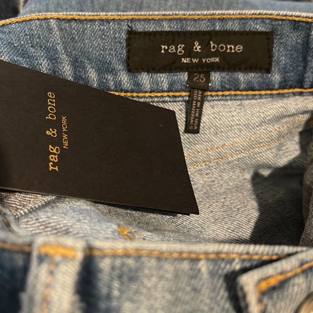 RAG & BONE The Waverly Straight Crop Jeans 25 - Picture 11 of 14